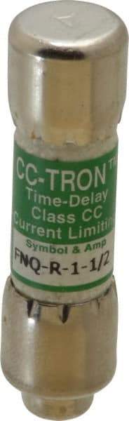 Cooper Bussmann - 300 VDC, 600 VAC, 1.5 Amp, Time Delay General Purpose Fuse - Fuse Holder Mount, 1-1/2" OAL, 200 at AC (RMS) kA Rating, 13/32" Diam - All Tool & Supply