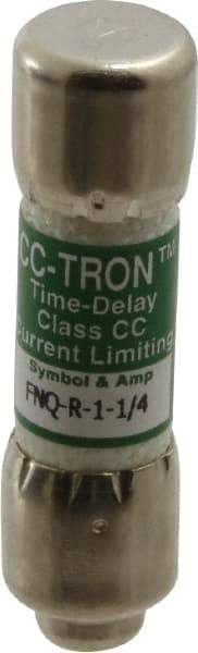 Cooper Bussmann - 300 VDC, 600 VAC, 1.25 Amp, Time Delay General Purpose Fuse - Fuse Holder Mount, 1-1/2" OAL, 200 at AC (RMS) kA Rating, 13/32" Diam - All Tool & Supply