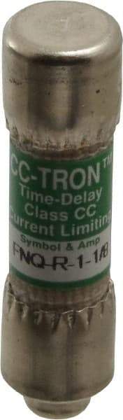 Cooper Bussmann - 300 VDC, 600 VAC, 1.13 Amp, Time Delay General Purpose Fuse - Fuse Holder Mount, 1-1/2" OAL, 200 at AC (RMS) kA Rating, 13/32" Diam - All Tool & Supply