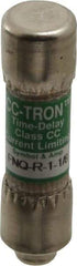 Cooper Bussmann - 300 VDC, 600 VAC, 1.13 Amp, Time Delay General Purpose Fuse - Fuse Holder Mount, 1-1/2" OAL, 200 at AC (RMS) kA Rating, 13/32" Diam - All Tool & Supply