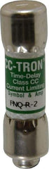 Cooper Bussmann - 300 VDC, 600 VAC, 2 Amp, Time Delay General Purpose Fuse - Fuse Holder Mount, 1-1/2" OAL, 200 at AC (RMS) kA Rating, 13/32" Diam - All Tool & Supply