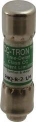 Cooper Bussmann - 300 VDC, 600 VAC, 2.25 Amp, Time Delay General Purpose Fuse - Fuse Holder Mount, 1-1/2" OAL, 200 at AC (RMS) kA Rating, 13/32" Diam - All Tool & Supply