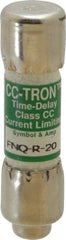 Cooper Bussmann - 300 VDC, 600 VAC, 20 Amp, Time Delay General Purpose Fuse - Fuse Holder Mount, 1-1/2" OAL, 20 at DC, 200 at AC (RMS) kA Rating, 13/32" Diam - All Tool & Supply