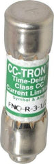 Cooper Bussmann - 300 VDC, 600 VAC, 3.5 Amp, Time Delay General Purpose Fuse - Fuse Holder Mount, 1-1/2" OAL, 200 at AC (RMS) kA Rating, 13/32" Diam - All Tool & Supply