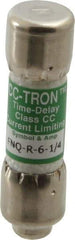 Cooper Bussmann - 300 VDC, 600 VAC, 6.25 Amp, Time Delay General Purpose Fuse - Fuse Holder Mount, 1-1/2" OAL, 200 at AC (RMS) kA Rating, 13/32" Diam - All Tool & Supply