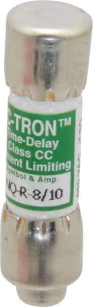 Cooper Bussmann - 300 VDC, 600 VAC, 0.8 Amp, Time Delay General Purpose Fuse - Fuse Holder Mount, 1-1/2" OAL, 200 at AC (RMS) kA Rating, 13/32" Diam - All Tool & Supply