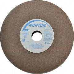 Norton - 100 Grit Aluminum Oxide Bench & Pedestal Grinding Wheel - 7" Diam x 1" Hole x 1" Thick, 3600 Max RPM, Fine Grade - All Tool & Supply