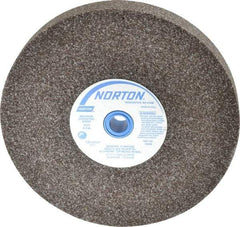 Norton - 36 Grit Aluminum Oxide Bench & Pedestal Grinding Wheel - 8" Diam x 1" Hole x 1" Thick, 3600 Max RPM, Very Coarse/Coarse Grade - All Tool & Supply