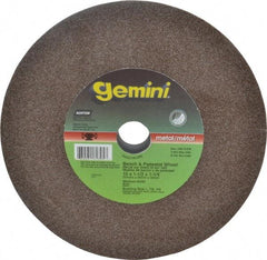 Norton - 60 Grit Aluminum Oxide Bench & Pedestal Grinding Wheel - 10" Diam x 1-1/4" Hole x 1-1/2" Thick, 2485 Max RPM, Medium Grade - All Tool & Supply