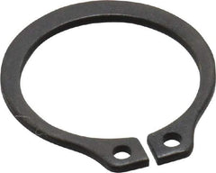 Value Collection - 0.53" Groove Diam, 9/16" Shaft Diam, Phosphate Spring Steel, Snap External Retaining Rings - 0.039" Groove Width, 0.035" Ring Thickness - All Tool & Supply