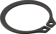 Value Collection - 0.94" Groove Diam, 1" Shaft Diam, Phosphate Spring Steel, Snap External Retaining Rings - 0.046" Groove Width, 0.042" Ring Thickness - All Tool & Supply