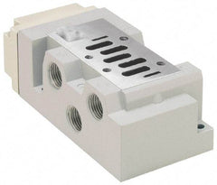 Parker - 1/2" Solenoid Valve Subbase 5599-2 - Use with H2 Series Solenoid Valves - All Tool & Supply