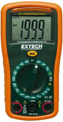 Extech - EX310, CAT III, 600 VAC/VDC, Digital Manual Ranging Multimeter - 200 mOhm, Measures Voltage, Current, Resistance - All Tool & Supply