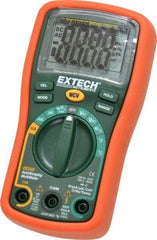 Extech - EX330, CAT III, 600 VAC/VDC, Digital Auto Ranging Multimeter - 40 mOhm, Measures Voltage, Capacitance, Current, Frequency, Resistance, Temperature - All Tool & Supply