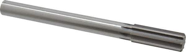 Made in USA - 1" High Speed Steel 8 Flute Chucking Reamer - Straight Flute, 7/8" Straight Shank, 2-3/4" Flute Length, 10-1/2" OAL - All Tool & Supply