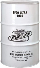 Lubriplate - 55 Gal Drum, Synthetic Gear Oil - 15°F to 400°F, 4900 SUS Viscosity at 100°F, 372 SUS Viscosity at 210°F, ISO 1000 - All Tool & Supply