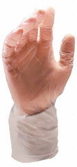 CleanTeam - Size S, 5 mil, Cleanroom Grade, Powder Free Vinyl Disposable Gloves - Exact Industrial Supply