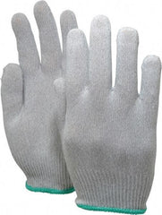 PRO-SAFE - Size S (7) Electrostatic Dissipative (ESD) Fiber Yarns General Protection Work Gloves - For Static Control, Uncoated, Knit Wrist Cuff, Full Fingered, Gray, Paired - All Tool & Supply