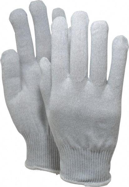 PRO-SAFE - Size XL (10) Electrostatic Dissipative (ESD) Fiber Yarns General Protection Work Gloves - For Static Control, Uncoated, Knit Wrist Cuff, Full Fingered, Gray, Paired - All Tool & Supply