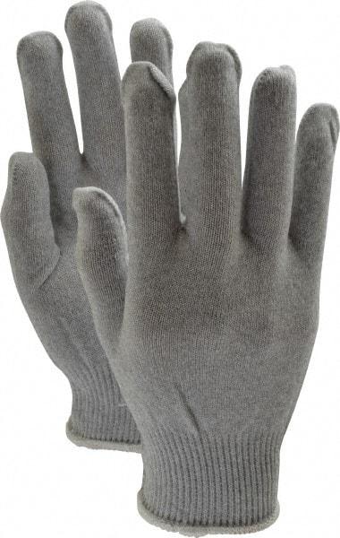 PRO-SAFE - Size 2XL (11) Electrostatic Dissipative (ESD) Fiber Yarns General Protection Work Gloves - For Static Control, Uncoated, Knit Wrist Cuff, Full Fingered, Gray, Paired - All Tool & Supply