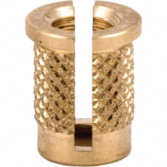 E-Z LOK - Press Fit Threaded Inserts Type: Flanged For Material Type: Plastic - All Tool & Supply