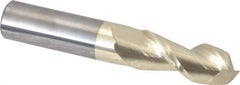 Accupro - 1/2", 2 Flute, Single End, Solid Carbide, 0.02" Corner Radius End Mill - 3" OAL, 45° Helix, Right Hand Flute, 1-1/4" LOC, Right Hand Cut - All Tool & Supply