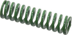 Dayton Lamina - 3/8" Hole Diam, 3/16" Rod Diam, 1-1/4" Free Length, Green Die Spring - 5 Lb Max Deflection, 0.5" Max Deflection, Light Duty, Chromium Vanadium Steel - All Tool & Supply