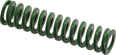 Dayton Lamina - 5/8" Hole Diam, 11/32" Rod Diam, 2-1/2" Free Length, Green Die Spring - 7.2 Lb Max Deflection, 1.01" Max Deflection, Light Duty, Chromium Vanadium Steel - All Tool & Supply