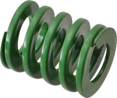 Dayton Lamina - 1-1/4" Hole Diam, 5/8" Rod Diam, 1-1/2" Free Length, Green Die Spring - 57.9 Lb Max Deflection, 0.6" Max Deflection, Light Duty, Chromium Vanadium Steel - All Tool & Supply