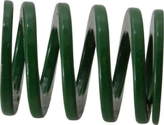 Dayton Lamina - 1-1/2" Hole Diam, 3/4" Rod Diam, 2" Free Length, Green Die Spring - 60.3 Lb Max Deflection, 0.8" Max Deflection, Light Duty, Chromium Vanadium Steel - All Tool & Supply