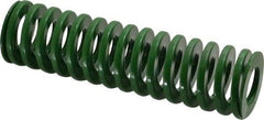 Dayton Lamina - 1-1/2" Hole Diam, 3/4" Rod Diam, 5-1/2" Free Length, Green Die Spring - 19.4 Lb Max Deflection, 2.2" Max Deflection, Light Duty, Chromium Vanadium Steel - All Tool & Supply