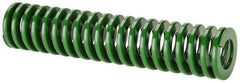 Dayton Lamina - 1-1/2" Hole Diam, 3/4" Rod Diam, 7" Free Length, Green Die Spring - 15 Lb Max Deflection, 2.8" Max Deflection, Light Duty, Chromium Vanadium Steel - All Tool & Supply