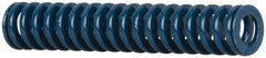 Dayton Lamina - 3/8" Hole Diam, 3/16" Rod Diam, 2" Free Length, Blue Die Spring - 4.92 Lb Max Deflection, 0.75" Max Deflection, Medium Duty, Chromium Vanadium Steel - All Tool & Supply