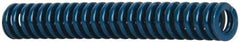 Dayton Lamina - 3/8" Hole Diam, 3/16" Rod Diam, 2-1/2" Free Length, Blue Die Spring - 3.87 Lb Max Deflection, 0.94" Max Deflection, Medium Duty, Chromium Vanadium Steel - All Tool & Supply