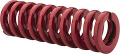 Dayton Lamina - 1/2" Hole Diam, 9/32" Rod Diam, 1-1/2" Free Length, Red Die Spring - 15.5 Lb Max Deflection, 0.45" Max Deflection, Heavy Duty, Chromium Vanadium Steel - All Tool & Supply