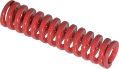 Dayton Lamina - 5/8" Hole Diam, 11/32" Rod Diam, 2-1/2" Free Length, Red Die Spring - 16.5 Lb Max Deflection, 0.76" Max Deflection, Heavy Duty, Chromium Vanadium Steel - All Tool & Supply