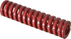 Dayton Lamina - 3/4" Hole Diam, 3/8" Rod Diam, 3" Free Length, Red Die Spring - 36.2 Lb Max Deflection, 0.9" Max Deflection, Heavy Duty, Chromium Vanadium Steel - All Tool & Supply