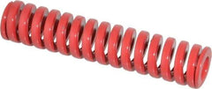 Dayton Lamina - 3/4" Hole Diam, 3/8" Rod Diam, 3-1/2" Free Length, Red Die Spring - 30.8 Lb Max Deflection, 1.05" Max Deflection, Heavy Duty, Chromium Vanadium Steel - All Tool & Supply