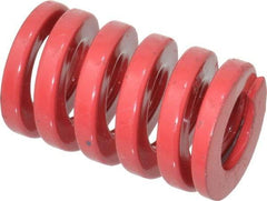 Dayton Lamina - 1" Hole Diam, 1/2" Rod Diam, 1-1/2" Free Length, Red Die Spring - 127 Lb Max Deflection, 0.45" Max Deflection, Heavy Duty, Chromium Vanadium Steel - All Tool & Supply