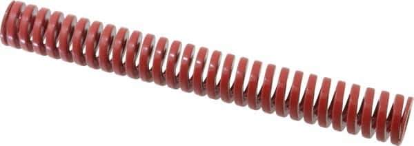 Dayton Lamina - 1-1/4" Hole Diam, 5/8" Rod Diam, 10" Free Length, Red Die Spring - 26.4 Lb Max Deflection, 3" Max Deflection, Heavy Duty, Chromium Vanadium Steel - All Tool & Supply