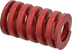 Dayton Lamina - 1-1/2" Hole Diam, 3/4" Rod Diam, 2-1/2" Free Length, Red Die Spring - 153 Lb Max Deflection, 0.76" Max Deflection, Heavy Duty, Chromium Vanadium Steel - All Tool & Supply