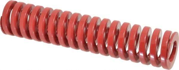 Dayton Lamina - 1-1/2" Hole Diam, 3/4" Rod Diam, 7" Free Length, Red Die Spring - 50.3 Lb Max Deflection, 2.1" Max Deflection, Heavy Duty, Chromium Vanadium Steel - All Tool & Supply