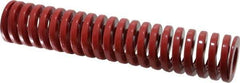 Dayton Lamina - 2" Hole Diam, 1" Rod Diam, 10" Free Length, Red Die Spring - 51.3 Lb Max Deflection, 3" Max Deflection, Heavy Duty, Chromium Vanadium Steel - All Tool & Supply