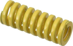 Dayton Lamina - 1/2" Hole Diam, 9/32" Rod Diam, 1-1/4" Free Length, Yellow Die Spring - 25.2 Lb Max Deflection, 0.31" Max Deflection, Extra Heavy Duty, Chromium Vanadium Steel - All Tool & Supply