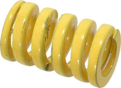 Dayton Lamina - 5/8" Hole Diam, 11/32" Rod Diam, 1" Free Length, Yellow Die Spring - 72.7 Lb Max Deflection, 0.25" Max Deflection, Extra Heavy Duty, Chromium Vanadium Steel - All Tool & Supply