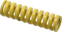 Dayton Lamina - 3/4" Hole Diam, 3/8" Rod Diam, 2-1/2" Free Length, Yellow Die Spring - 62.1 Lb Max Deflection, 0.63" Max Deflection, Extra Heavy Duty, Chromium Vanadium Steel - All Tool & Supply