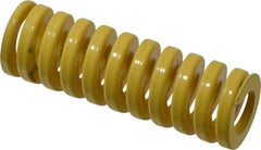 Dayton Lamina - 1" Hole Diam, 1/2" Rod Diam, 3" Free Length, Yellow Die Spring - 71.4 Lb Max Deflection, 0.75" Max Deflection, Extra Heavy Duty, Chromium Vanadium Steel - All Tool & Supply