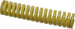 Dayton Lamina - 1" Hole Diam, 1/2" Rod Diam, 4-1/2" Free Length, Yellow Die Spring - 46.2 Lb Max Deflection, 1.12" Max Deflection, Extra Heavy Duty, Chromium Vanadium Steel - All Tool & Supply