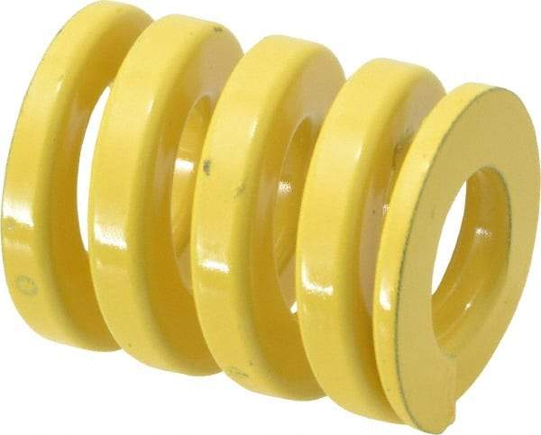 Dayton Lamina - 1-1/4" Hole Diam, 5/8" Rod Diam, 1-1/2" Free Length, Yellow Die Spring - 279 Lb Max Deflection, 0.37" Max Deflection, Extra Heavy Duty, Chromium Vanadium Steel - All Tool & Supply