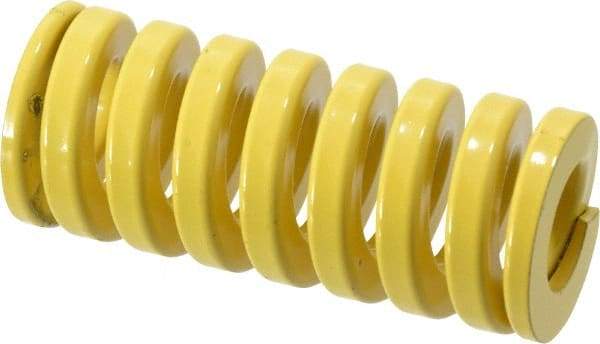 Dayton Lamina - 1-1/2" Hole Diam, 3/4" Rod Diam, 3-1/2" Free Length, Yellow Die Spring - 160 Lb Max Deflection, 0.88" Max Deflection, Extra Heavy Duty, Chromium Vanadium Steel - All Tool & Supply